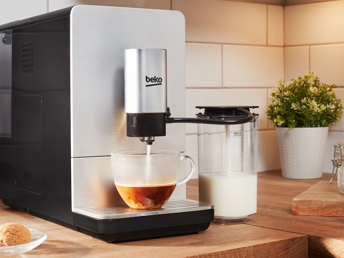 Beko Bean To Cup milk frothing coffee machine lets you make any coffee drink at home