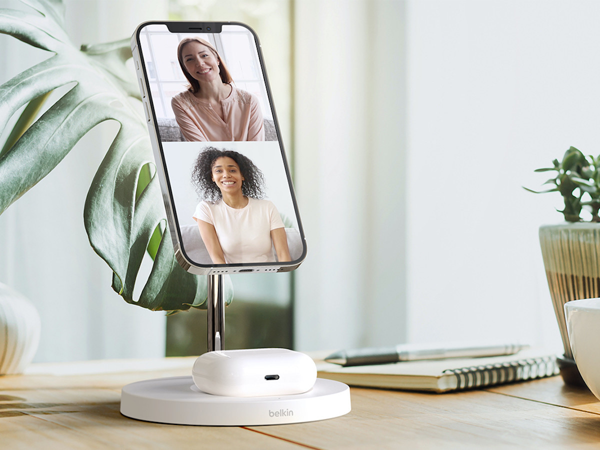Belkin BOOST↑CHARGE™ PRO 2-in-1 Wireless Charger Stand works with MagSafe »  Gadget Flow