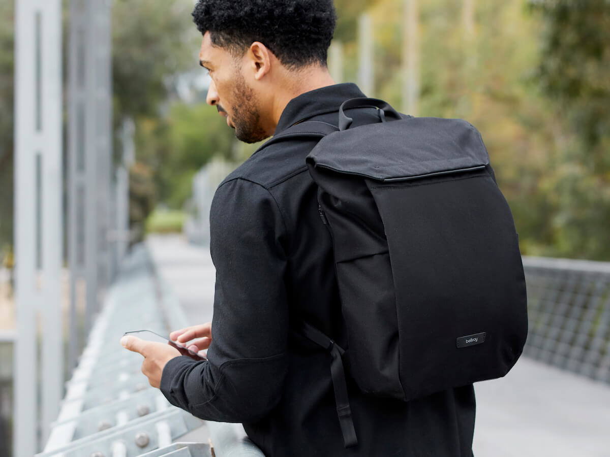 Bellroy Melbourne Sleek Urban Backpack has a minimalist appearance & design for comfort
