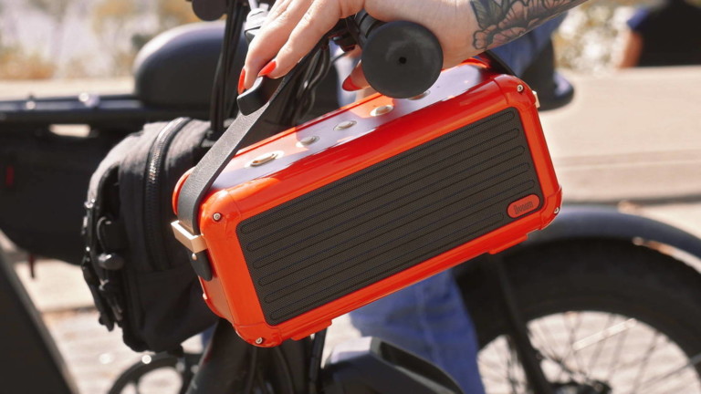 Divoom Mocha 40W portable Bluetooth speaker offers 360º surround sound in a retro design