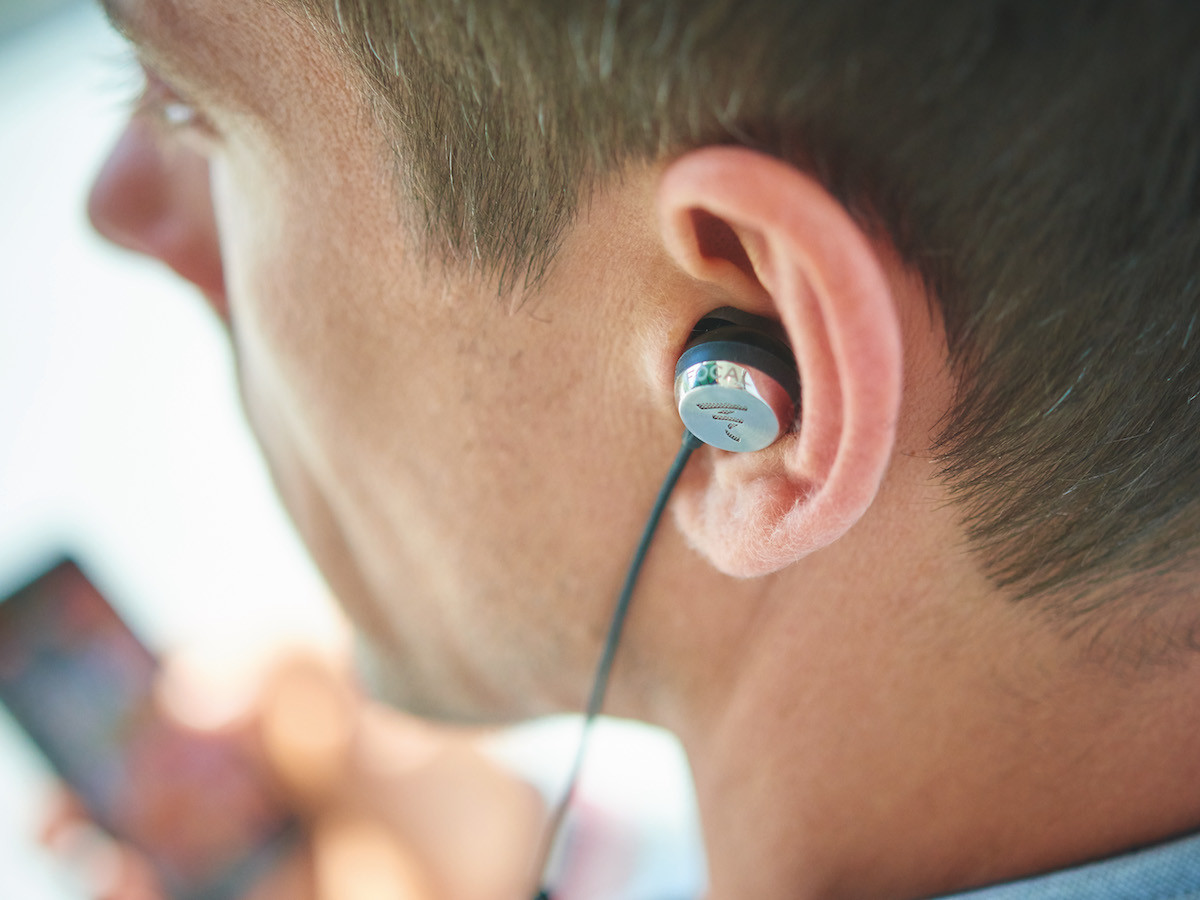 FOCAL Sphear wireless HD earphones feature memory foam ear tips for