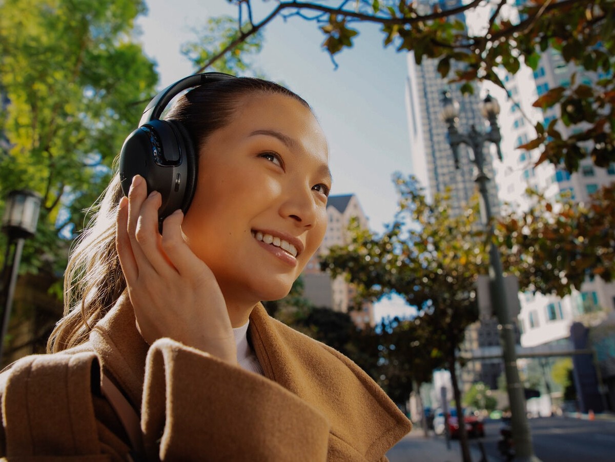 JBL Tour ONE noise-canceling headphones monitor sound & adapt to the environment