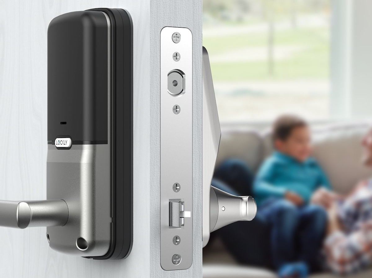 LOCKLY Duo smart lock features a two-in-one latch and deadbolt solution