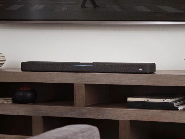 Polk Audio React home theater soundbar has built-in Amazon Alexa