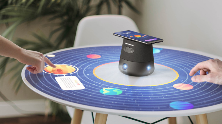 Alloy Orbit 360° Concept <em class="algolia-search-highlight">Projector</em> creates an interactive touch interface for gaming
