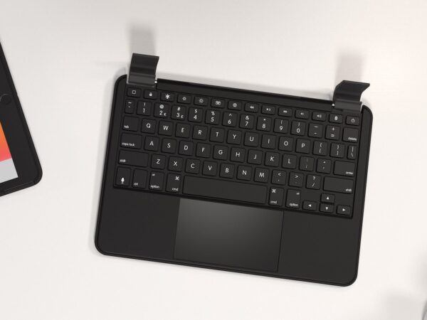 Brydge 10.2 MAX+ wireless iPad keyboard case has a super large multitouch trackpad