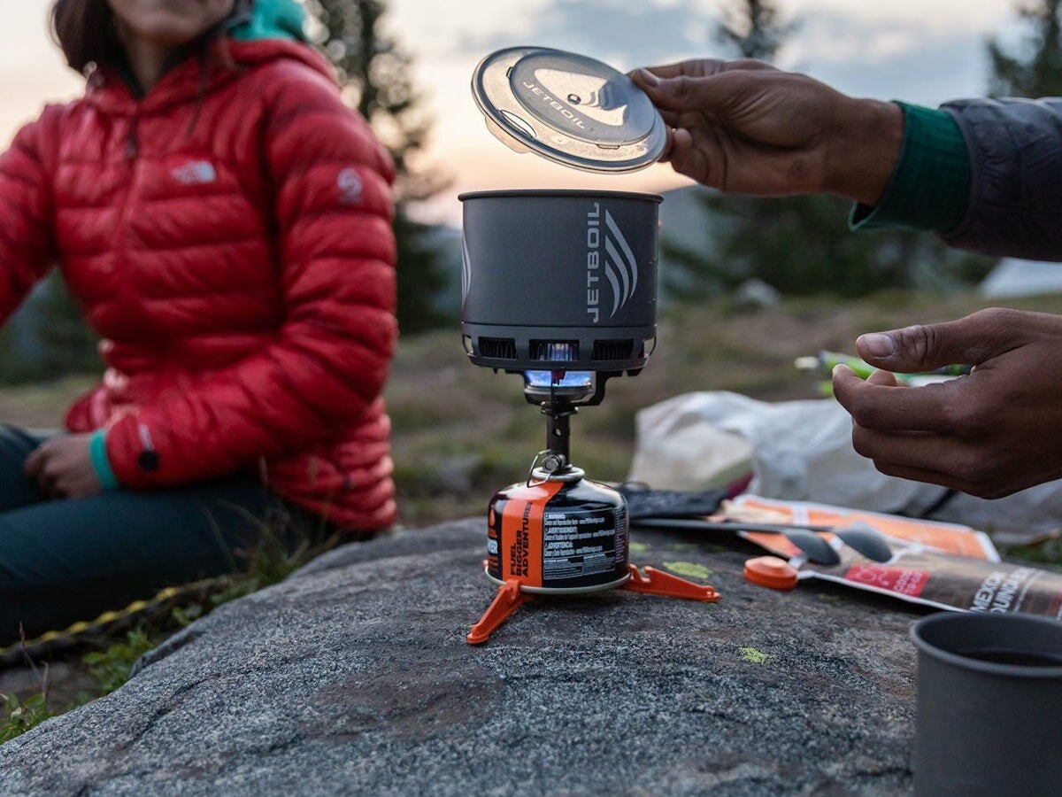 Jetboil Stash standalone stove lets you prepare and cook meals in the great outdoors