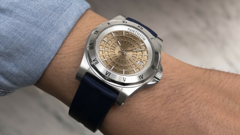 Panthevm automatic ocvlvs line Rome-inspired watches incorporate the Pantheon’s dome