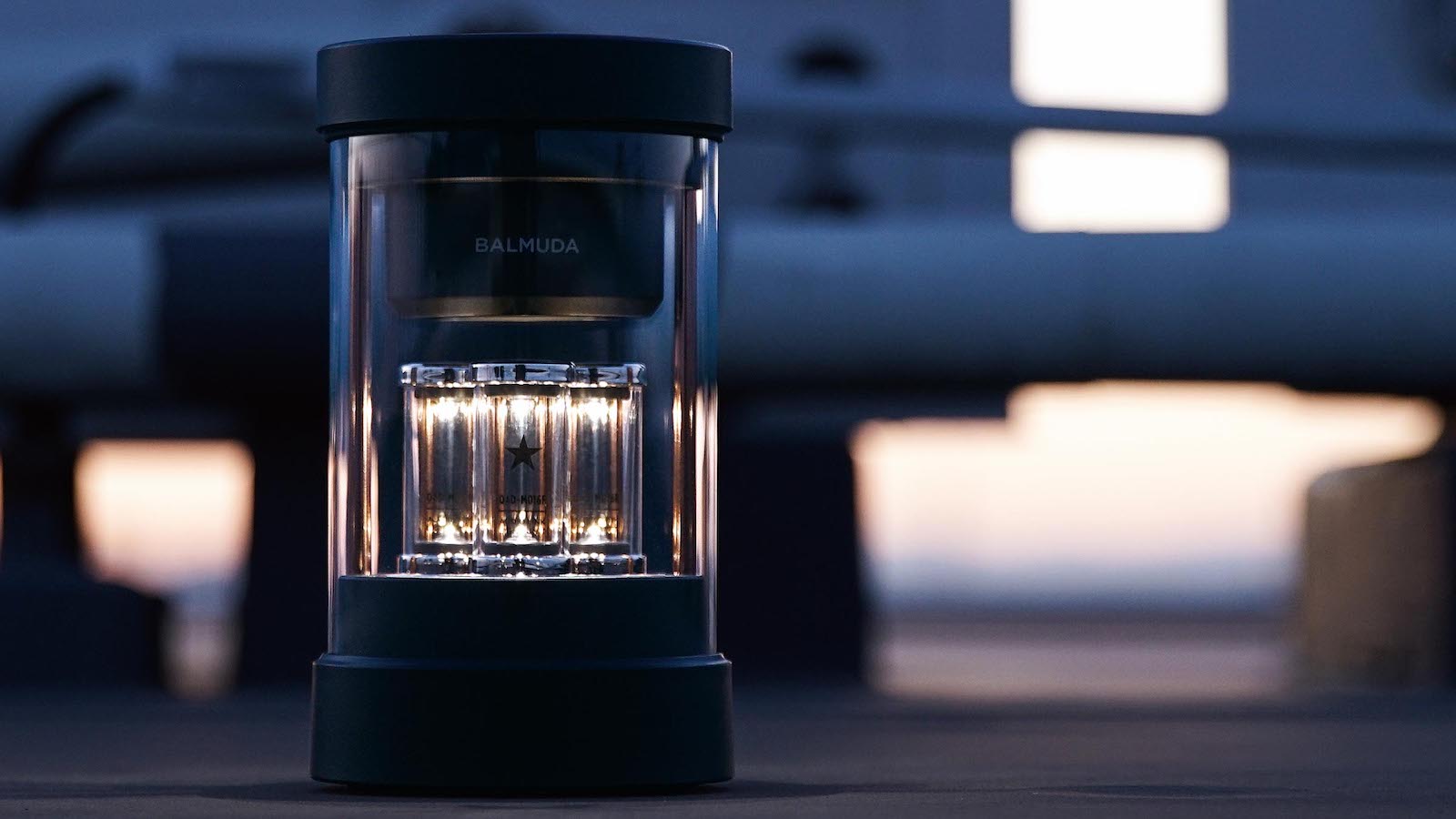 BALMUDA The Portable Speaker provides 360° 3D sound with an