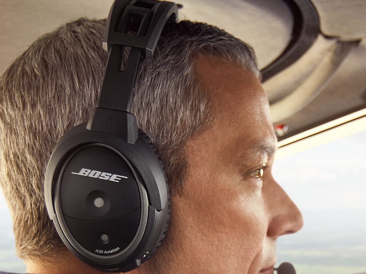 Bose A20 Aviation Headset offers 30% greater noise reduction than similar versions