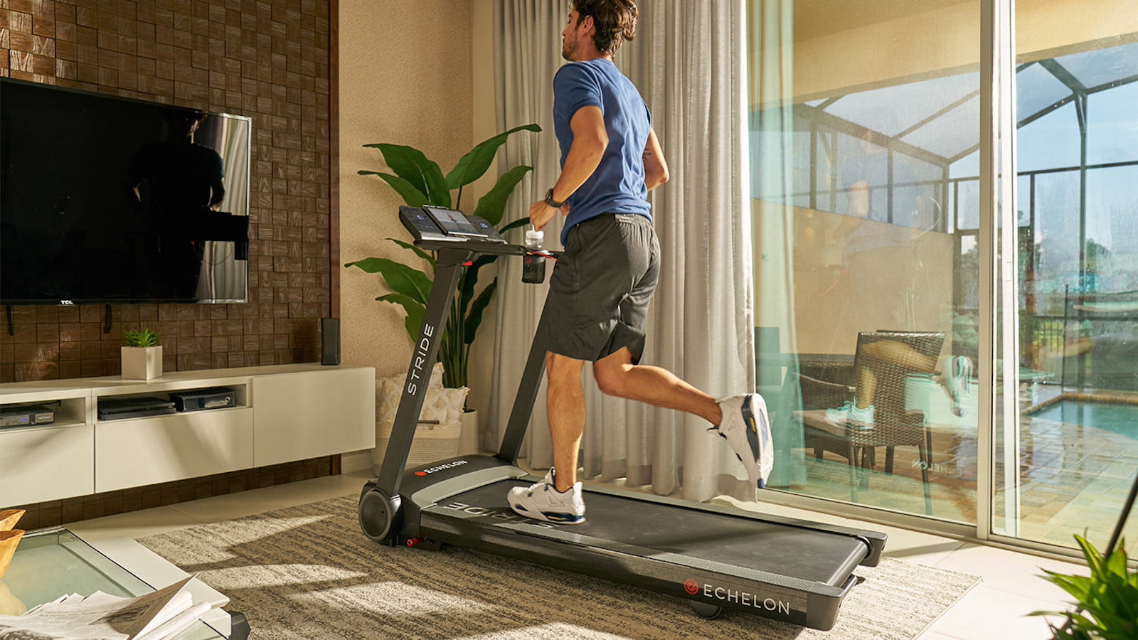 Echelon Stride Auto-Fold Connected Treadmill – Our Home Gym