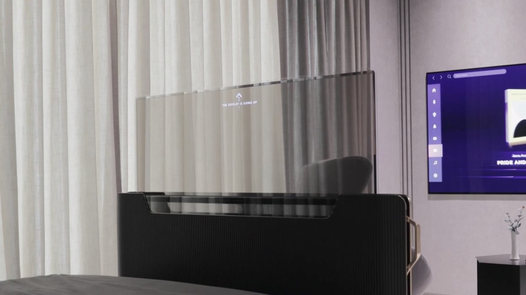 LG Display Transparent OLED TV concept