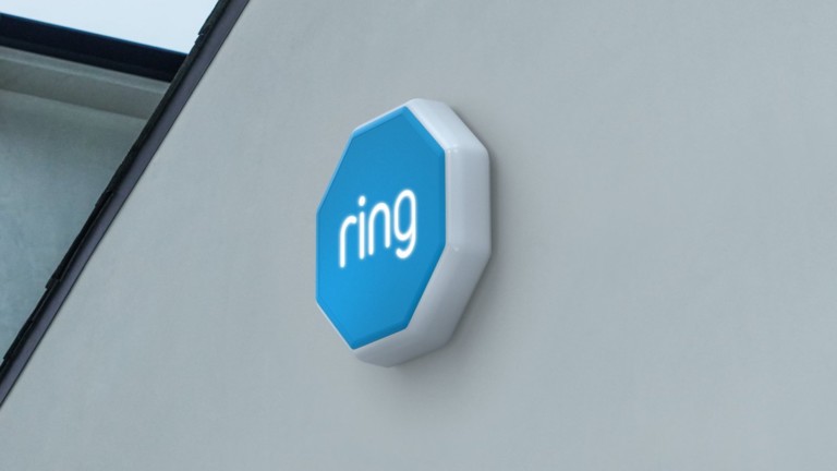 Ring Alarm Outdoor Siren flashes LED lights to alert neighbors if you’re in danger