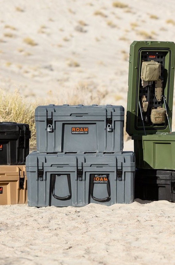 Roam 82L Rugged Case camping container has a waterproof gasket seal to protect your gear