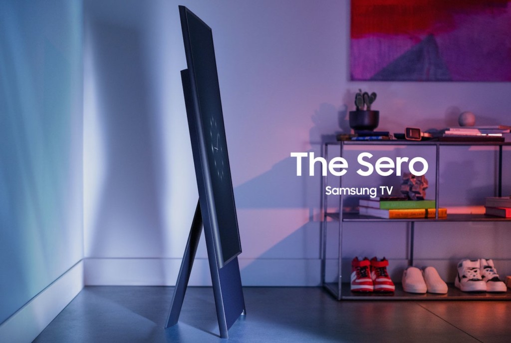 Samsung The Sero 2021 rotating TV