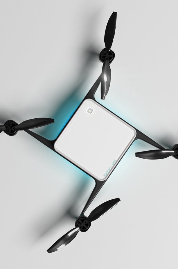 The Flying Drone Blanket allows fleets of quadcopters to take off