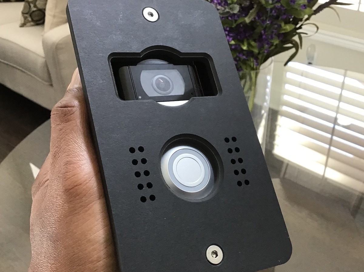 boxstud video doorbell housing box offers a sleek, flush-mount design