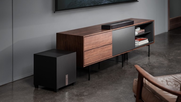Definitive Technology Studio 3D Mini Dolby Atmos soundbar system is super slim