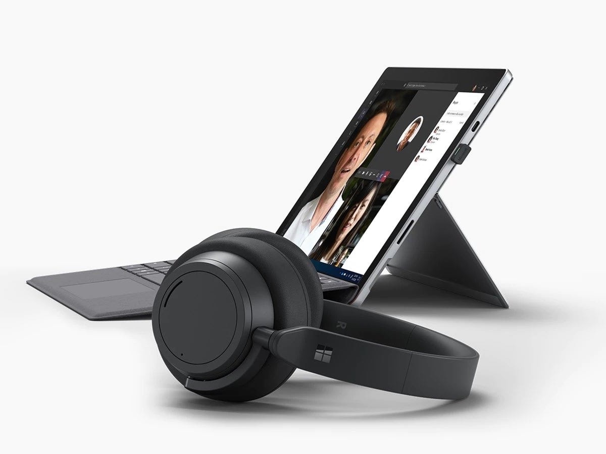 Microsoft Surface Headphones 2+ for Business have 13 levels of active noise cancellation