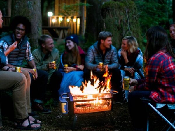 BioLite FirePit+ smokeless bonfire uses advanced airflow technology to create less smoke