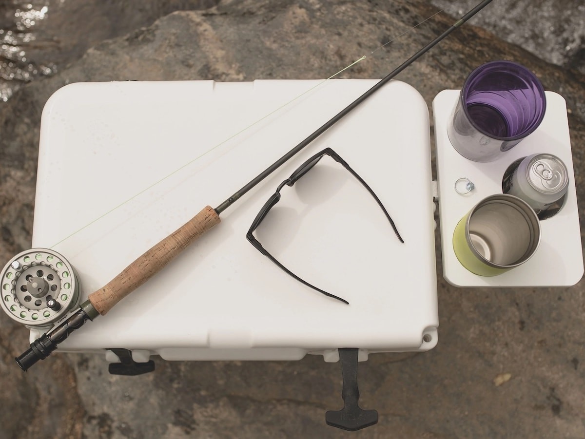 CoolerClips portable tabletop & cupholders gives you a countertop right