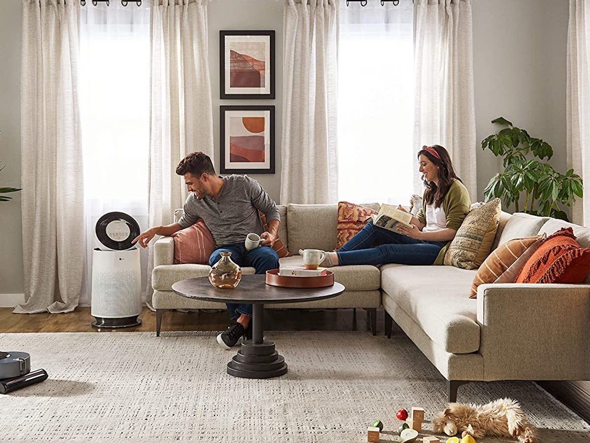 LG PuriCare 360° SmartThinQ air purifier cleans the air in rooms up to 310 square feet LG PuriCare 360° SmartThinQ air purifier cleans the air in rooms up to 310 square feet