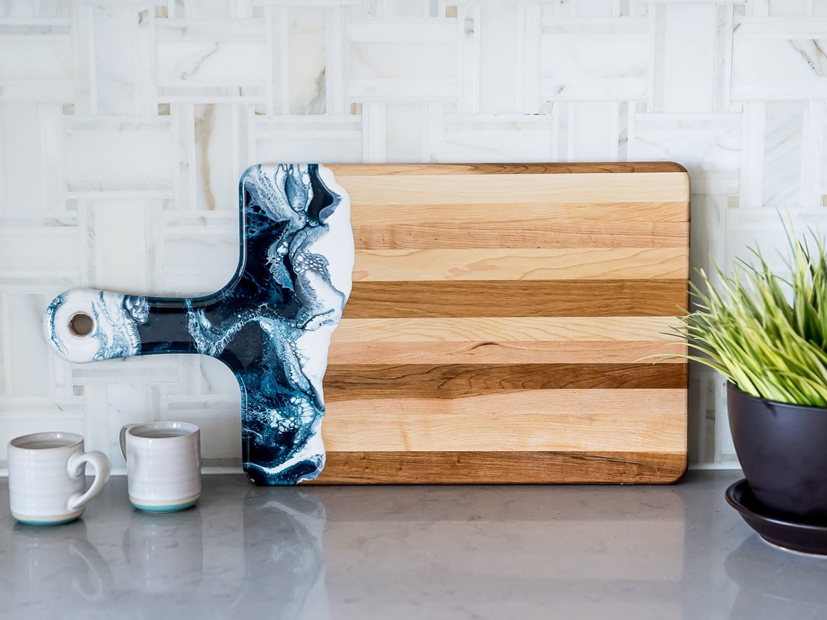 Lynn & Liana Designs Wood Cheese Boards are one-of-a-kind pieces for your home