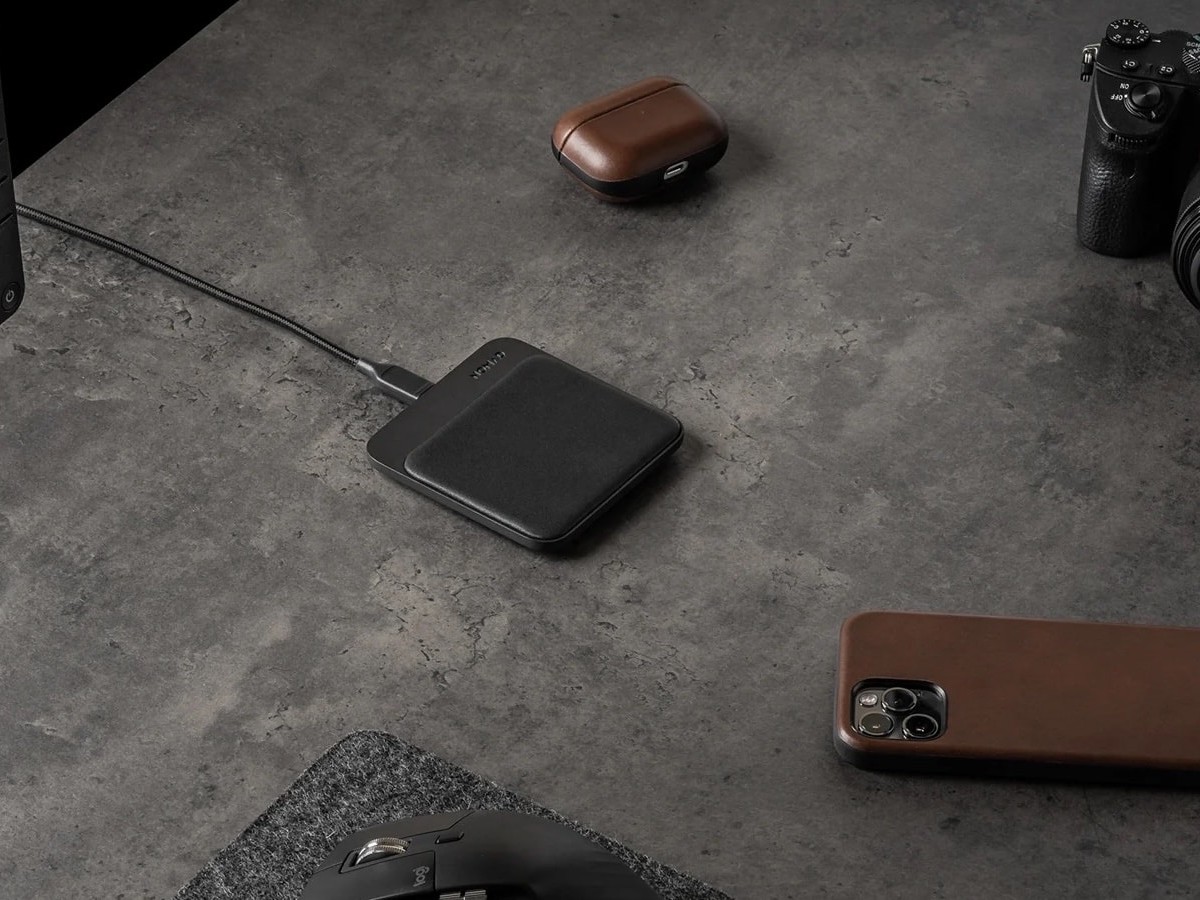 Nomad Base Station Mini fullsurface wireless charger uses a 15watt