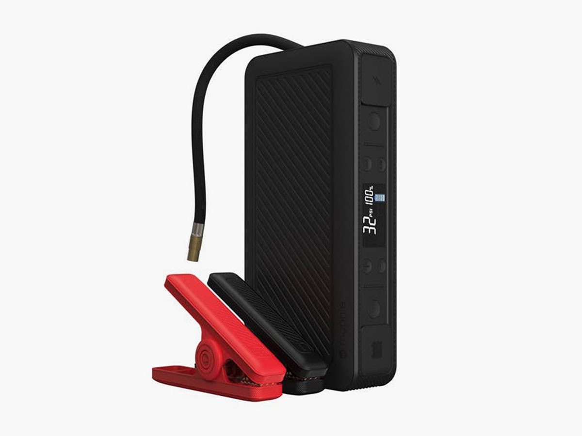 mophie powerstation go rugged w/ air compressor includes USBA ports