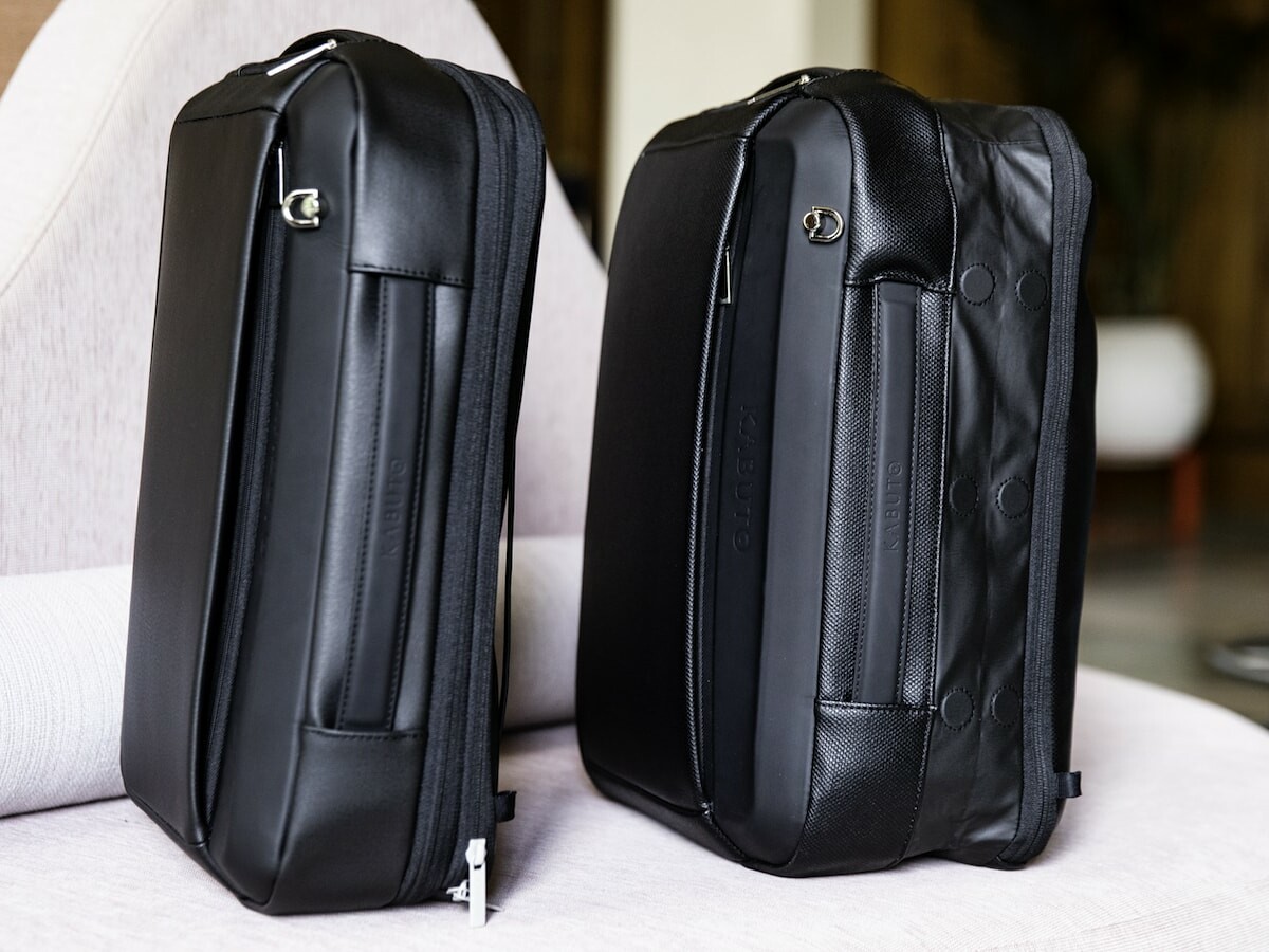 KABUTO Luggage Trunk x Backpack complete your organized travel collection with security