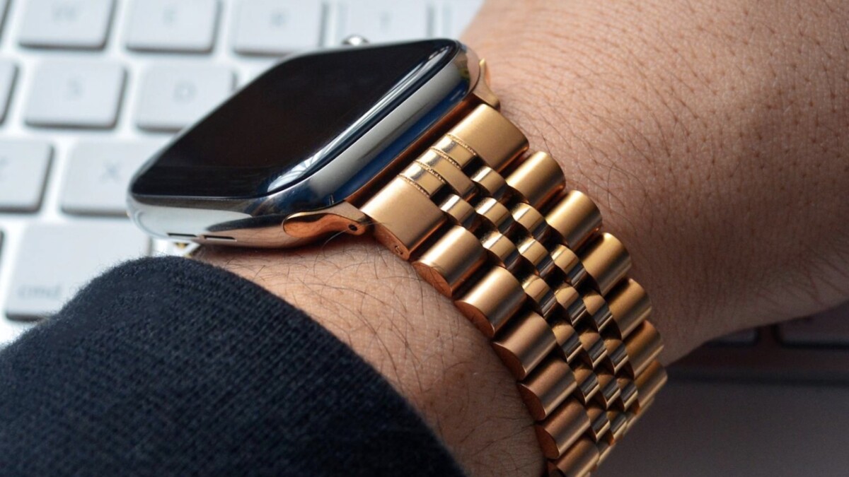Watches of Cupertino Jubilee Style Bracelet for Apple Watch is made of  stainless steel » Gadget Flow