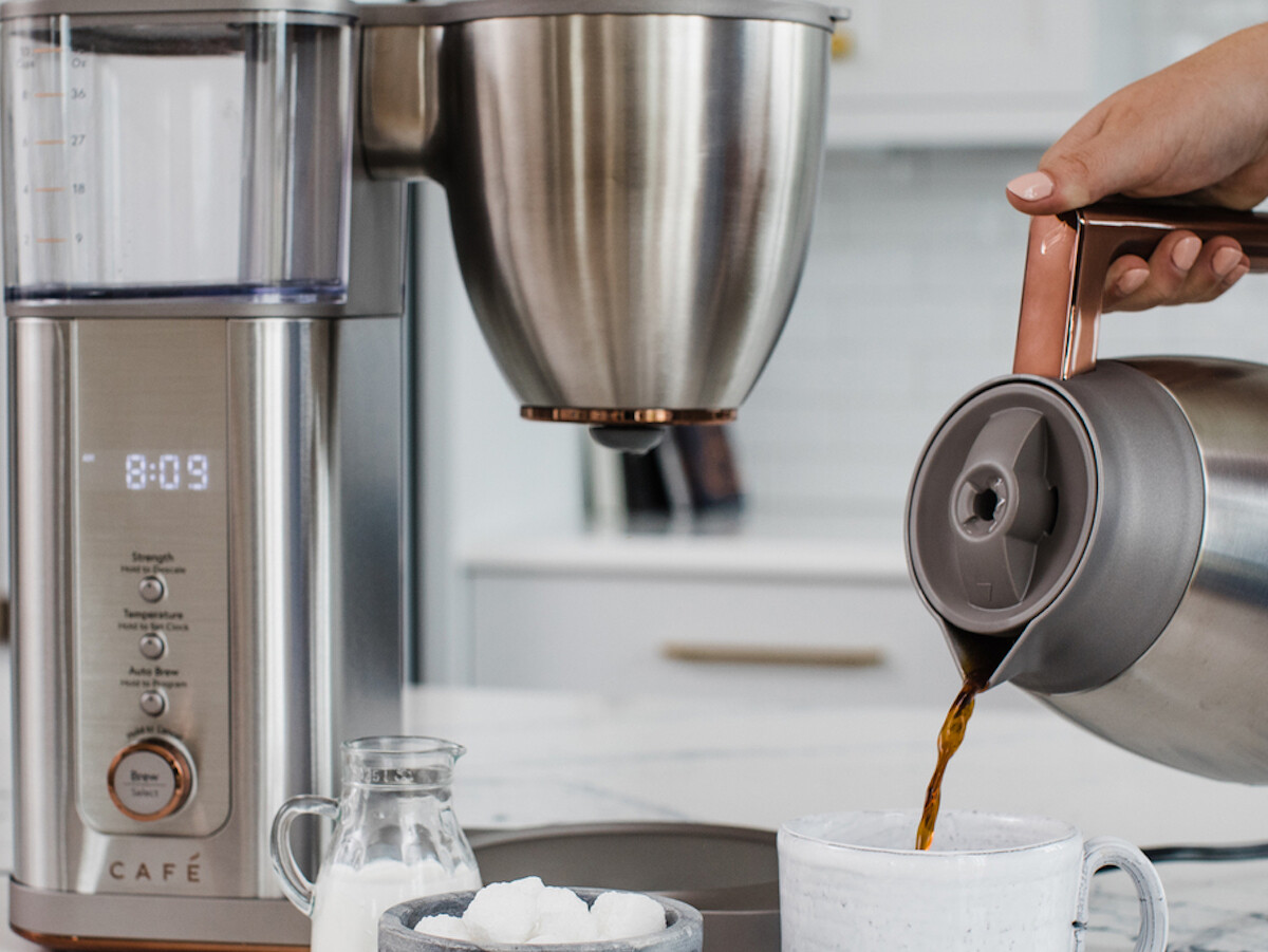 GE Appliances Café Specialty Drip Smart Coffee Maker has builtin WiFi