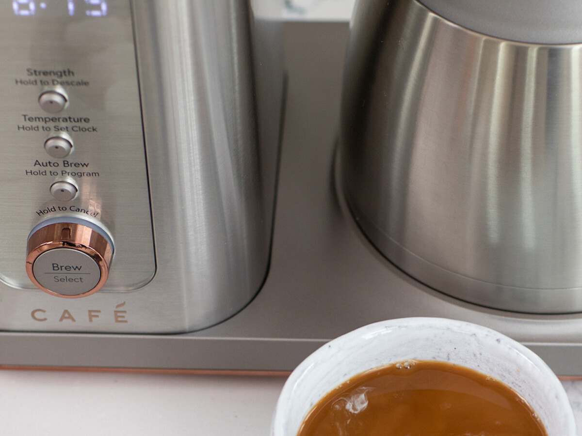 GE Appliances Café Specialty Drip Smart Coffee Maker has builtin WiFi