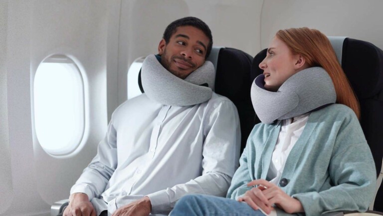 Ostrichpillow Go Neck Pillow features memory foam for maximum comfort and support
