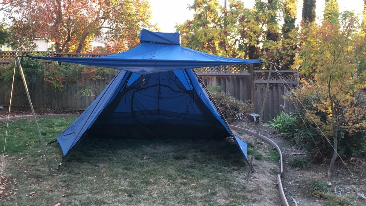 This practical camping tent is super easy to set up and has room for up to 6 people