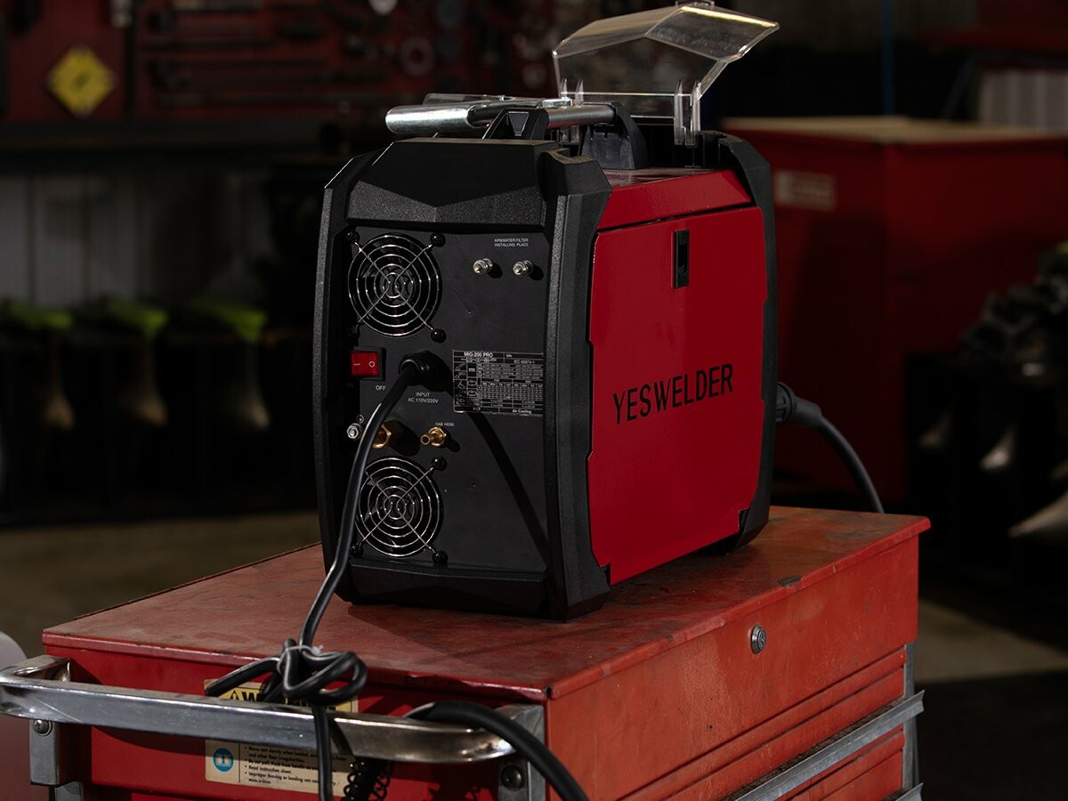 YesWelder FIRSTESS MP200 5in1 welder & cutter includes 4 welding