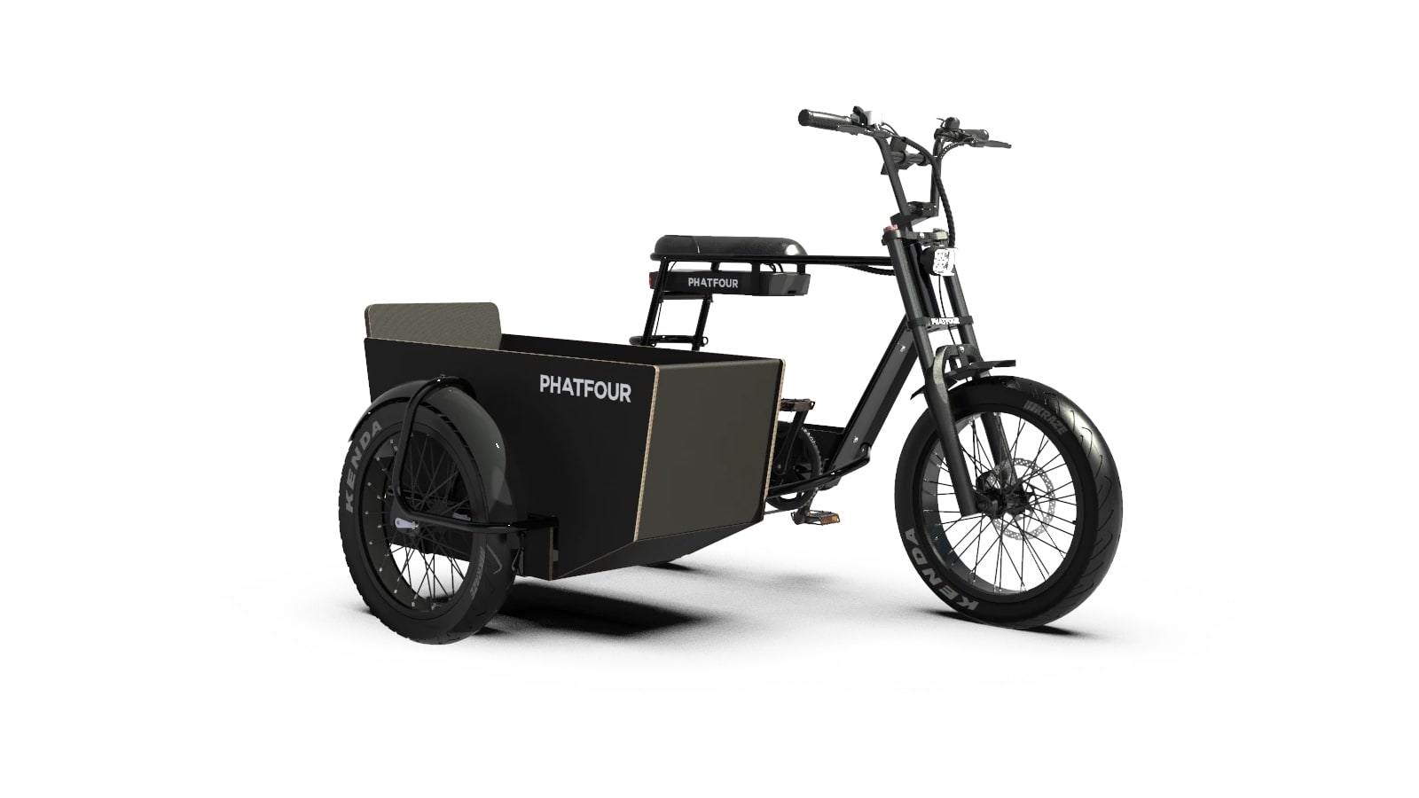 Sidecar Motorized Tandem Bike Electric Bike Kids Bike With Sidecar