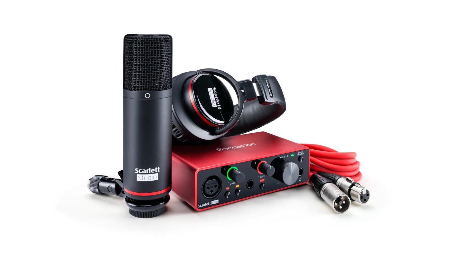 Focusrite Scarlett 3rd gen complete home recording studio helps