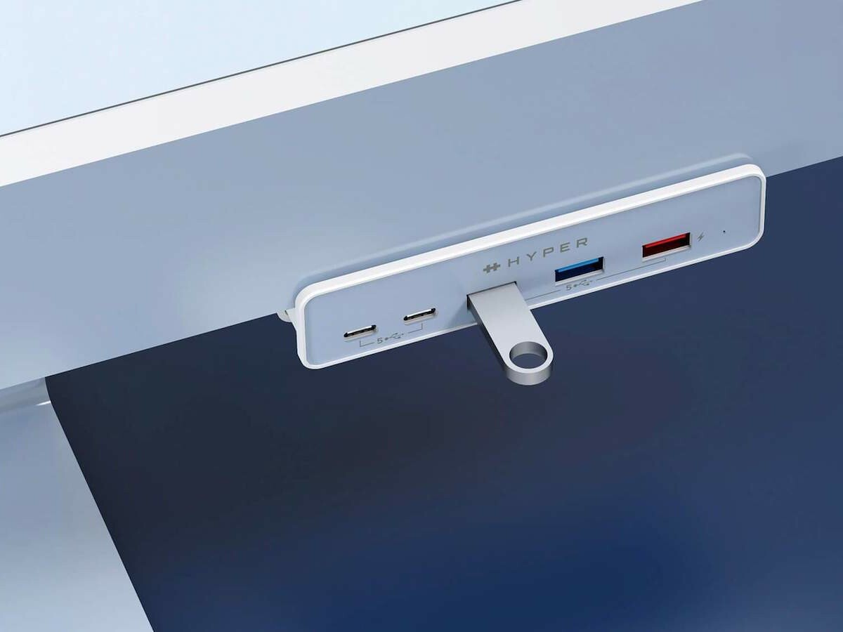 HYPER HyperDrive USB-C Hubs for iMac 24-inch give you more ports and a clamp-on design