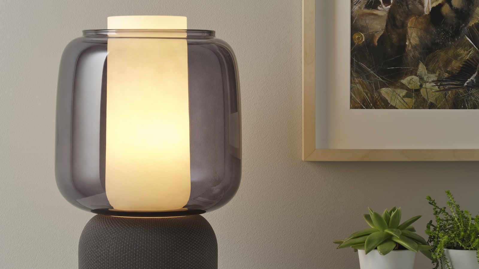 IKEA x Sonos SYMFONISK 2nd-gen table lamp speaker streams music