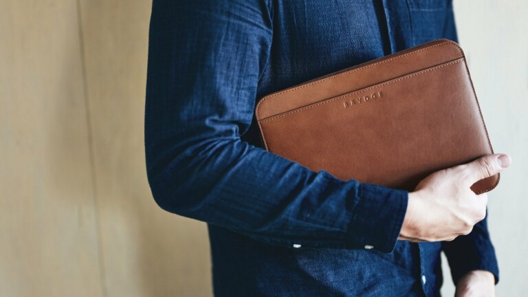 Brydge Leather Organizers for iPads and MacBooks offer a storage and protection solution