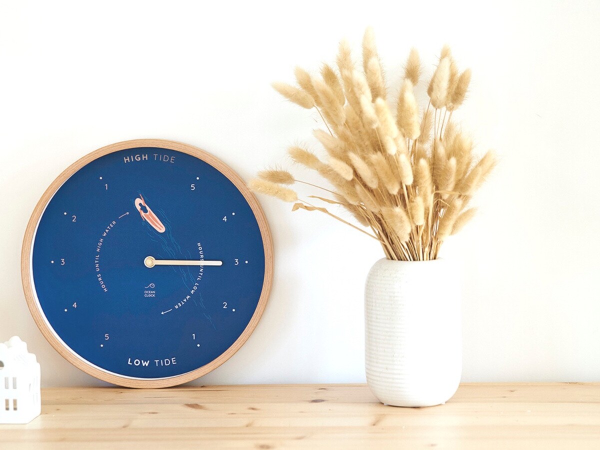 Ocean Clock Tide Clocks track the rhythm of the tides and provides a