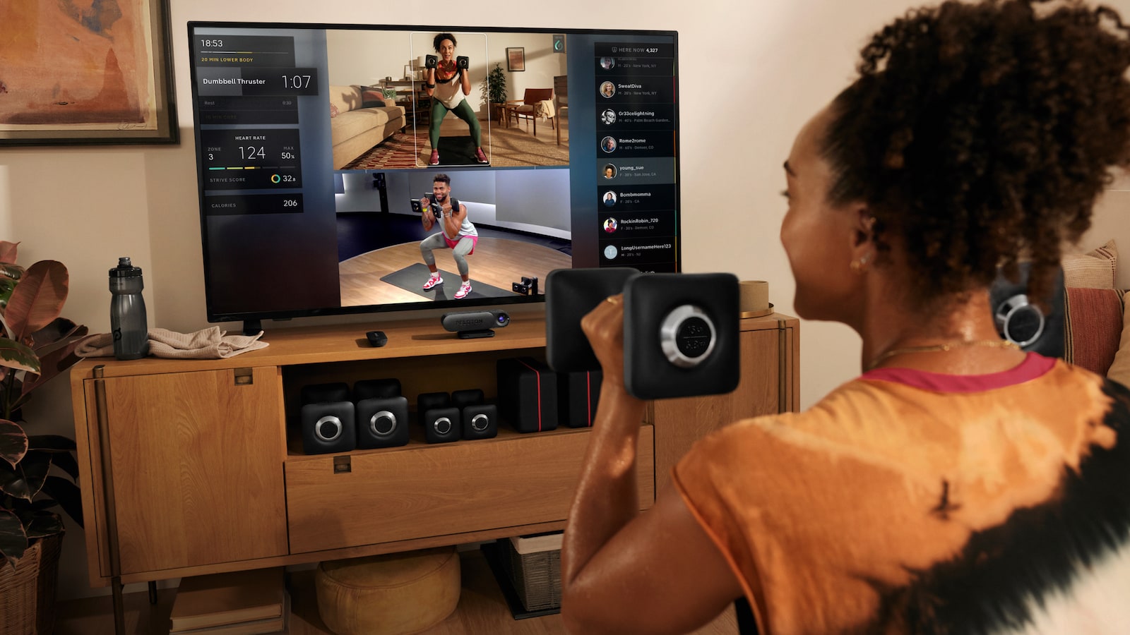 Peloton Guide AI-enabled workout camera lets you see yourself