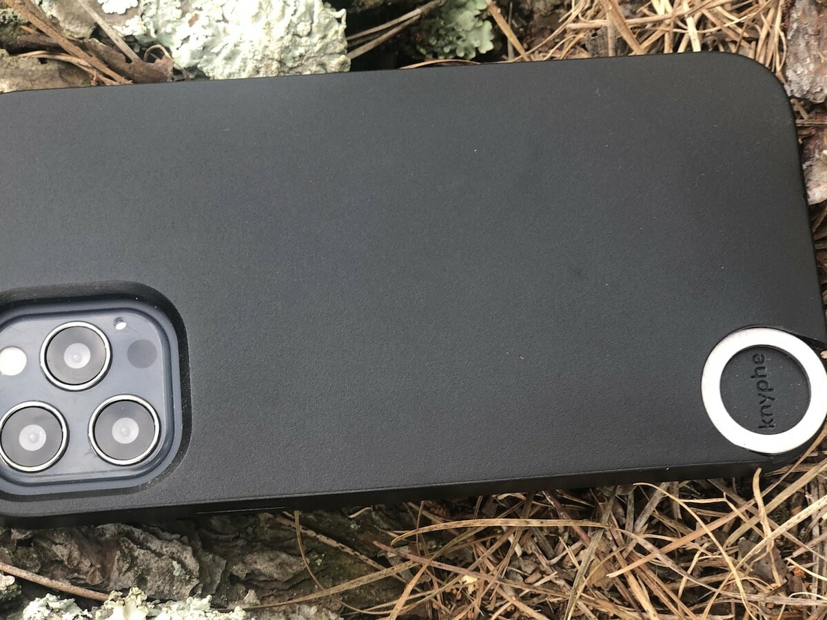 knyphe phone case + EDC knife securely stores a fixedblade knife in a