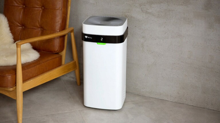 Kronos Air 5G Model 5 home air purifier uses washable plate filters & runs silently