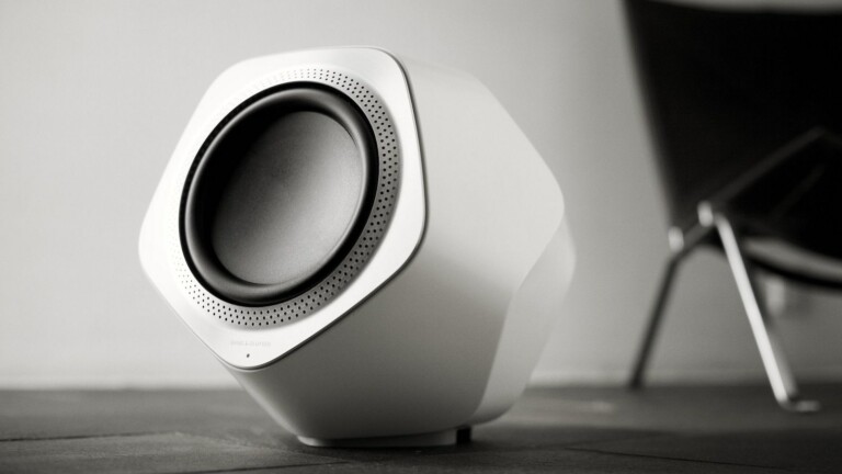 Bang & Olufsen Beolab 19 subwoofer features Adaptive Bass Linearisation for deep bass