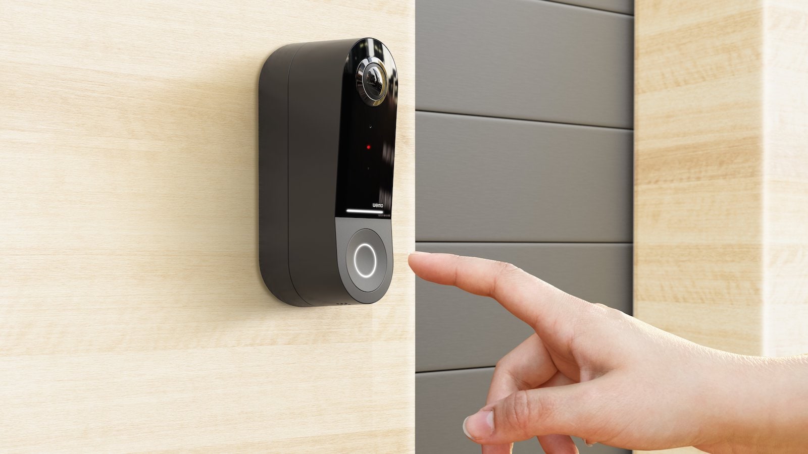 Belkin Wemo Smart Video Doorbell features a superwide 178° field of view & a 4 MP camera