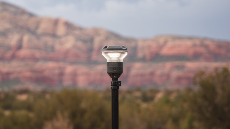 Devos Outdoor LightRanger telescoping LED lantern lights up your outdoor activities