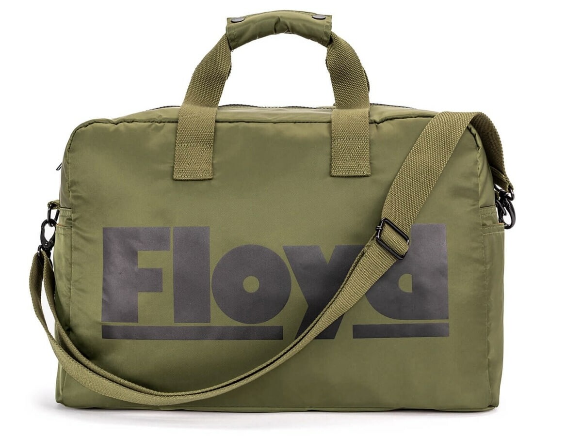 Floyd Weekender Bag includes multiple compartments for laptops and smaller items