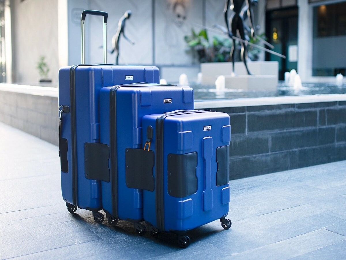 TACH Connectable Luggage patented modern travel system connects and disconnects in seconds